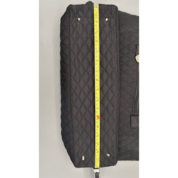 Denver Broncos Black Custom Rhinestone Logo Quilted Tote Bag Purse - Picture 9 of 13